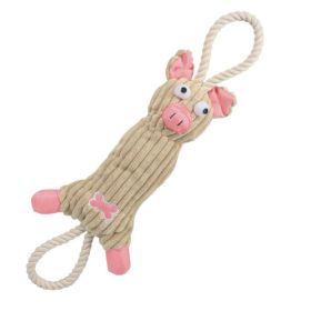 Jute And Rope Plush Pig