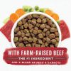 Purina Beneful Simple Goodness Dry Dog Food Farm Raised Beef, 56.4 oz Box