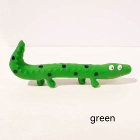 Latex Lizard Dog Toy (Color: Green)