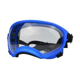 Fashion Personality Dog Skiing Goggles (Option: Blue framed transparent-S)