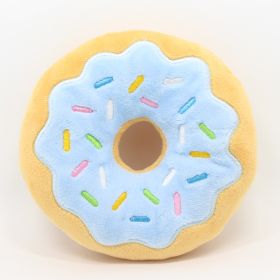 donut delight plush toy (Color: Blue)