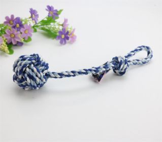 "Tugzilla" tug o' war play rope for dogs (Option: Ball Diameter 6cm)