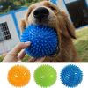 Pet Dog Toys Cat Puppy Sounding Toy Polka Tooth Cleaning Ball TPR Training Pet Teeth Chewing Toy Thorn Balls Accessories