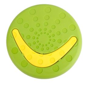 Flying Disc w/ detachable boomerang for dogs (Color: Green)