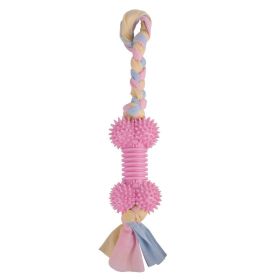 Tug & Chew rope toy (Color: Pink)