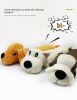 Extra Long Doggy Fetch Fun Plush Squeak Toy