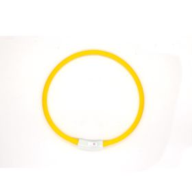 Fashion Led Pet Collar Dog (Option: Yellow Monochrome)