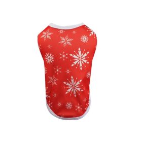 Christmas Pet Clothes Vest Skirt Series Dog (Option: B Vest-XL)